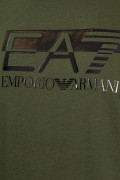 EA7 Emporio Armani T-SHIRT VERDE IN JERSEY