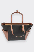 Romeo Gigli SHOPPER WITH POCKETS ANTIQUE PINK
