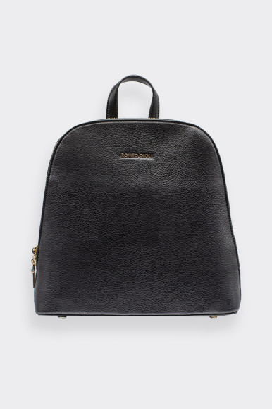 BACKPACK BLACK IN FAUX LEATHER BY ROMEO GIGLI 