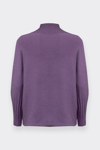 VIOLET OVERSIZE TURTLENECK SWEATER BY ROMEO GIGLI 