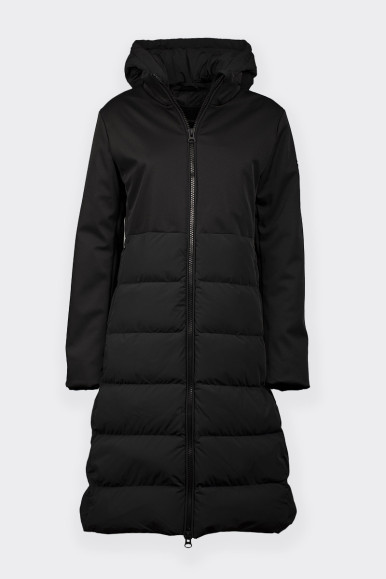 TECHNICAL BLACK DOWN JACKET BY ROMEO GIGLI 