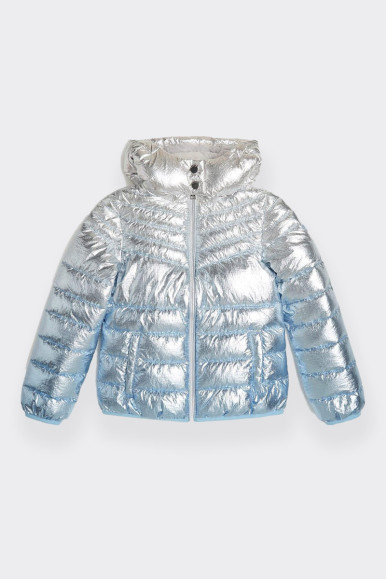 HOODED DOWN JACKET COLOURS EFFECTS GUESS 