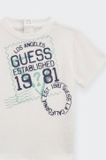 Guess SHORT-SLEEVED BABY WHITE T-SHIRT