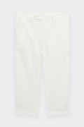 Guess WHITE SLIM FIT CHINO JOGGER TROUSERS