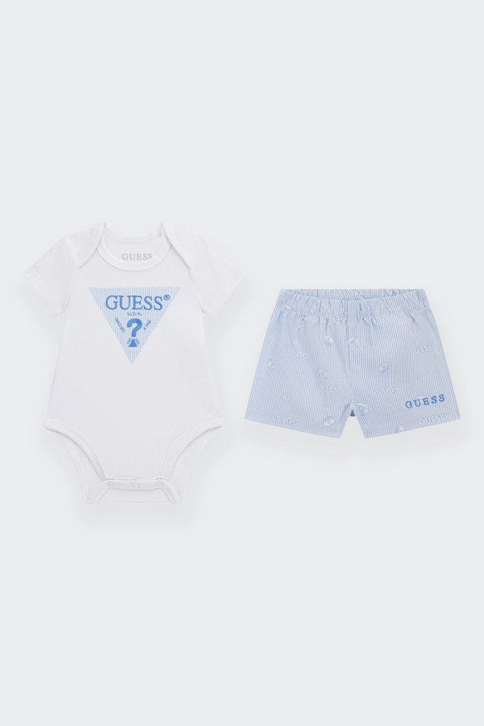 complete baby set. The bodysuit features a press stud fastening, short sleeves and a comfortable crew neck for your little darli