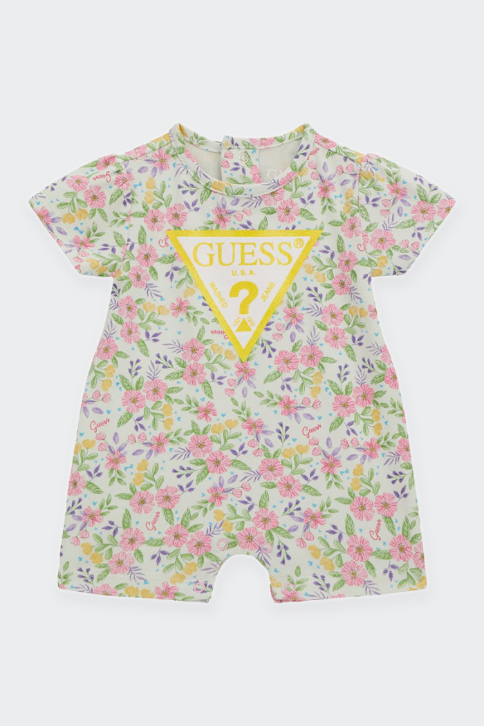 baby suit made from soft jersey. round neck and practical snap fasteners. print all over. regular fit.