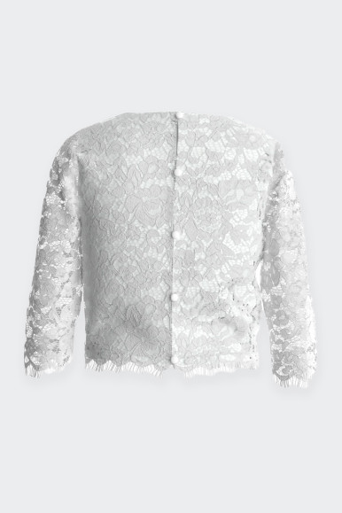 Guess WHITE CEREMONY LACE BLOUSE