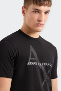 Armani Exchange BLACK REGULAR FIT T-SHIRT