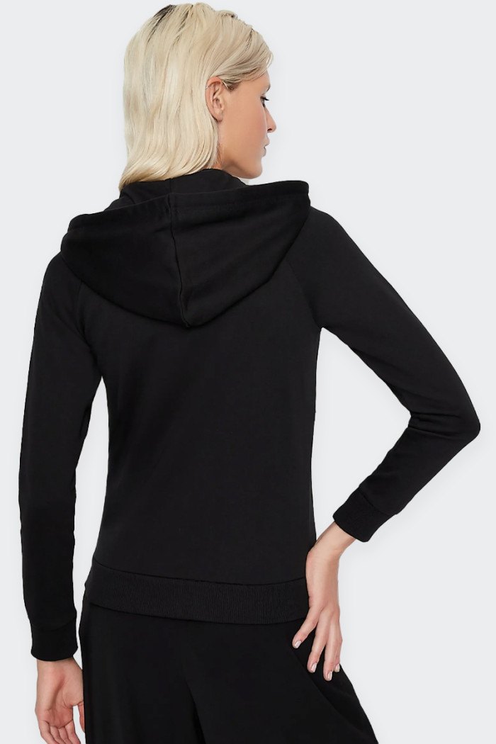 women's hoodie made of very soft french terry cotton: a perfect combination of style and quality. practical side pockets and ful