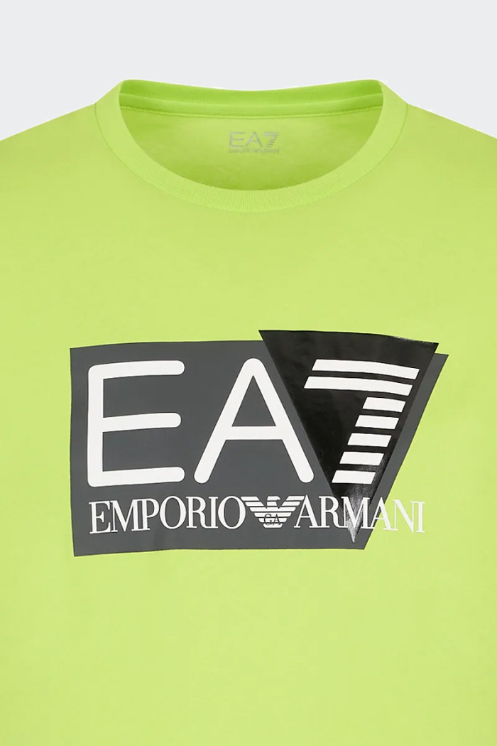 EA7 Emporio Armani T-SHIRT MANICA CORTA VISIBILITY VERDE LIME
