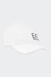 EA7 Emporio Armani WHITE UNISEX COTTON BASEBALL HAT