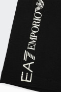 EA7 Emporio Armani BLACK SHINY GIRL CYCLING SHORTS