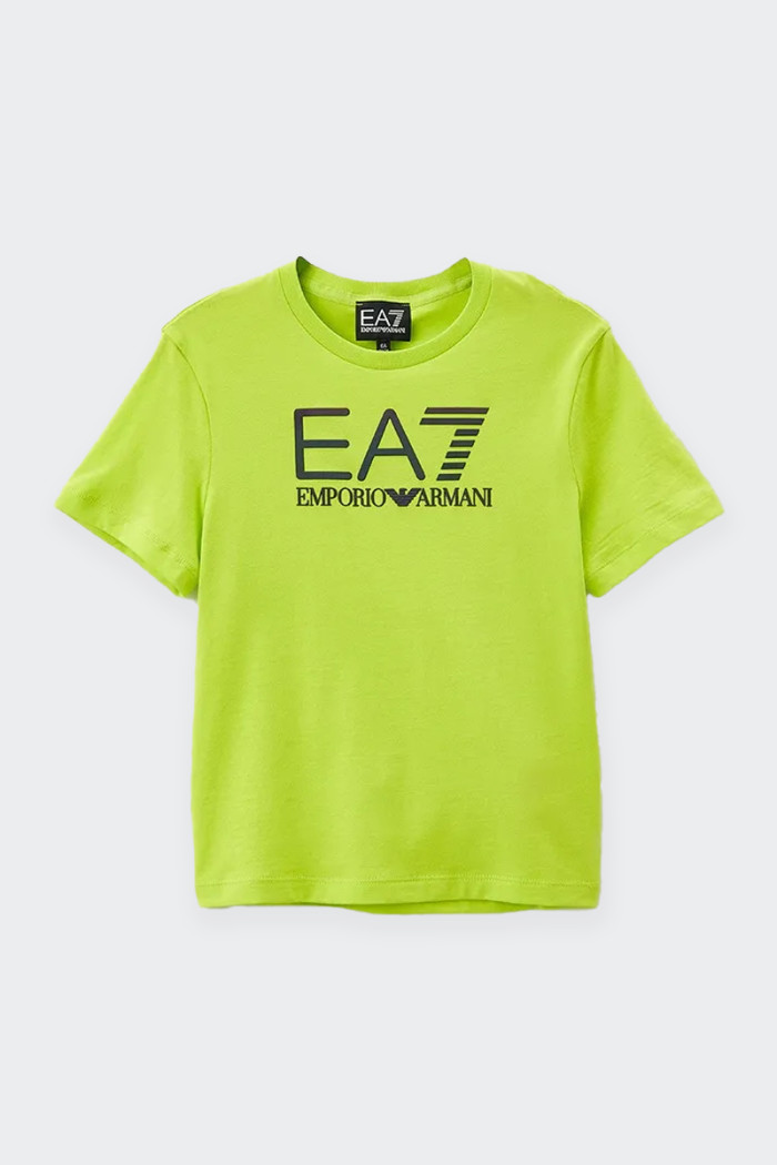 EA7 Emporio Armani LIME GREEN BOY VISIBILITY T-SHIRT