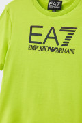 EA7 Emporio Armani LIME GREEN BOY VISIBILITY T-SHIRT