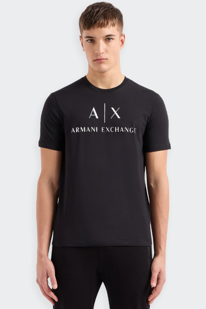 Armani Exchange BLACK ESSENTIAL REGULAR FIT T-SHIRT