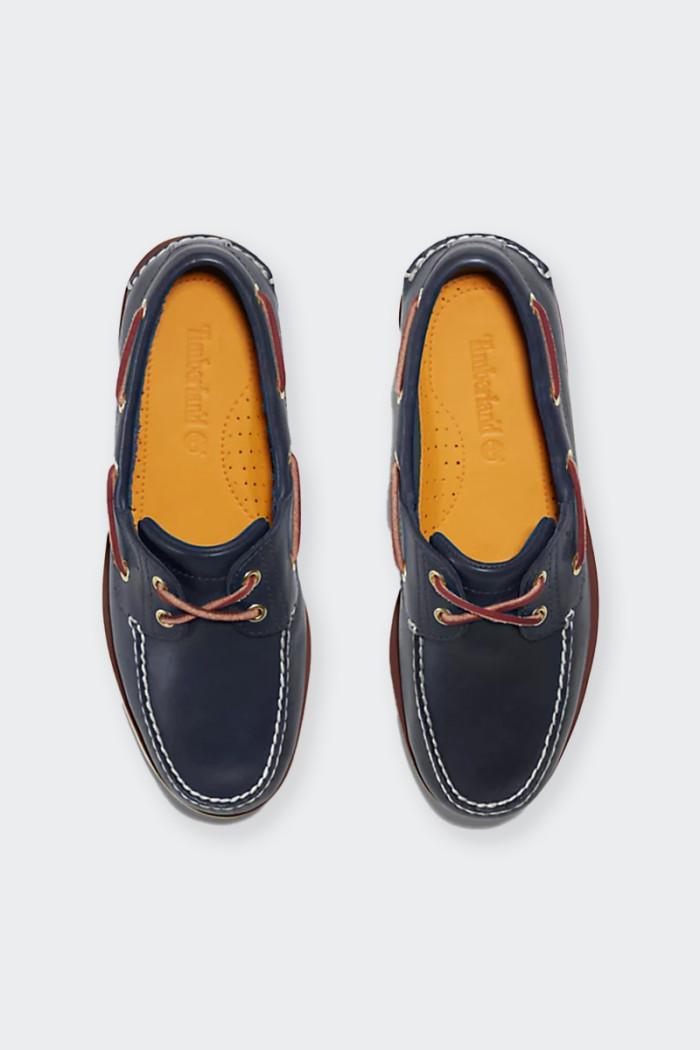 scarpa Timberland da barca da uomo dallo stile classico di ispirazione nautica presenta soletta in EVA e suola in gomma scanalat