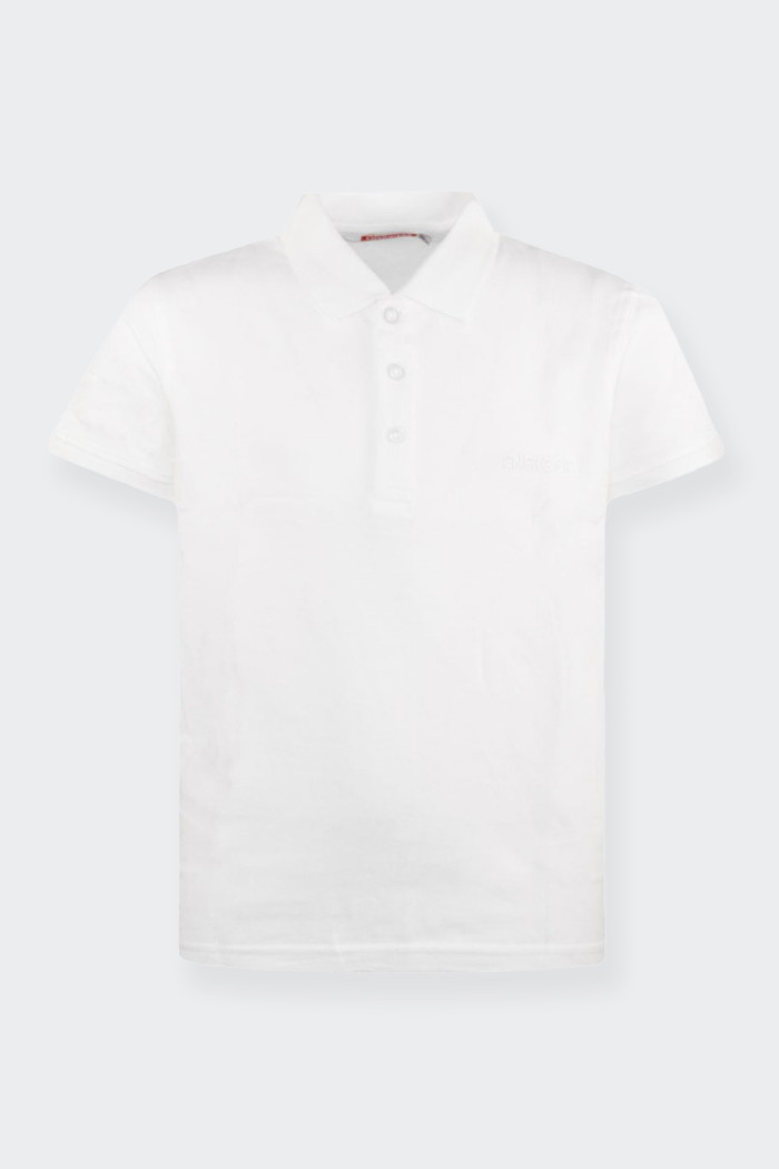 Energiers WHITE SHORT-SLEEVED POLO SHIRT