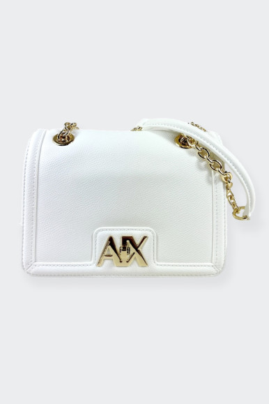 Armani Exchange MESSENGER BAG WITH WHITE SHOULDER STRAP