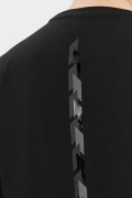 EA7 Emporio Armani 3D LOGO BLACK SHORT-SLEEVED T-SHIRT