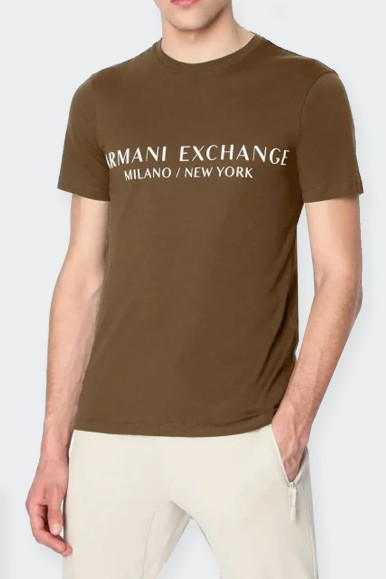 Armani Exchange T-SHIRT MILANO NEW YORK CROCODILE