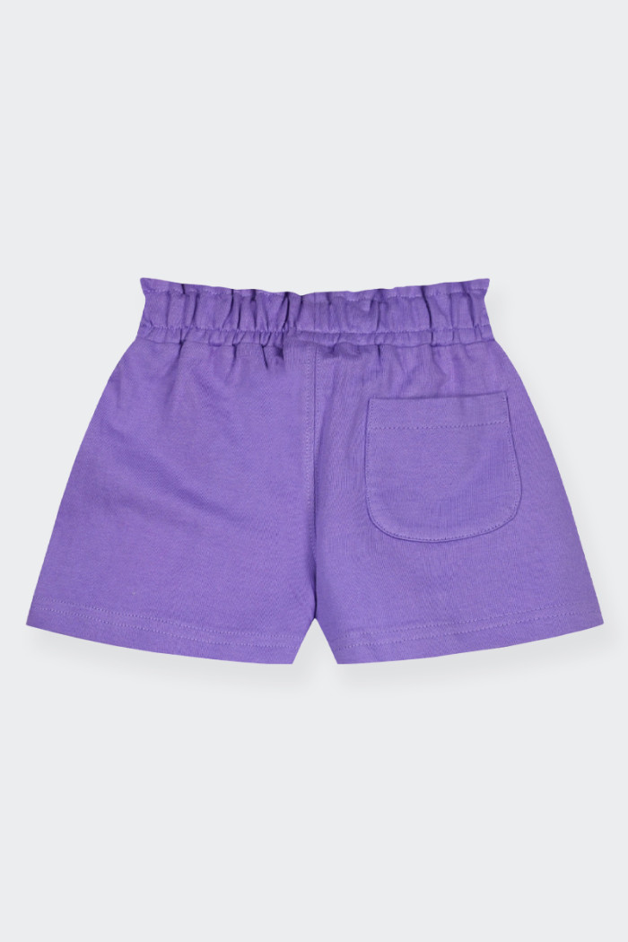 pantaloncini corti Energiers per bambina realizzati in cotone. taglio comodo e una coulisse elasticizzata con cordino per una ve