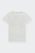 Guess STREETWEAR T-SHIRT IN WHITE COTTON