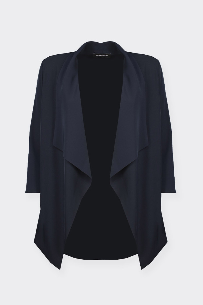 Women’s asymmetrical jacket Romeo Gigli. Regular fit. Classic style, ideal to wear in the office or on special occasions.