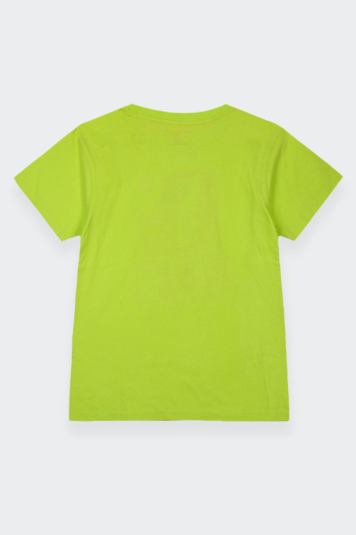 Energiers T-SHIRT SKATER IN COTONE VERDE LIME