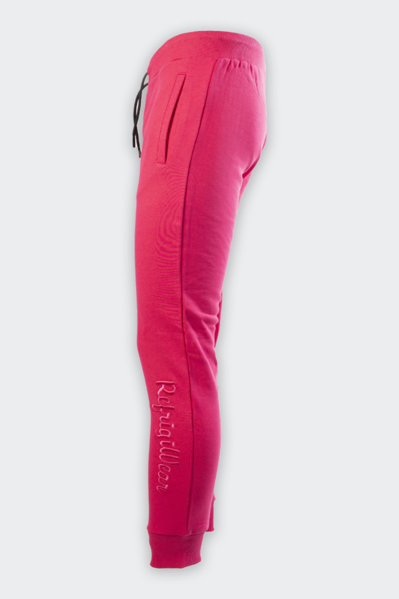FUCHSIA SPORTS TROUSERS WITH REFRIGIWEAR EMBROIDERY SUMMER