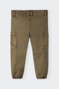 Name It GREEN BAGGY FIT CARGO TROUSERS