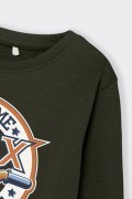 GREEN KIDS LONG-SLEEVED EXTREME NAME IT T-SHIRT 
