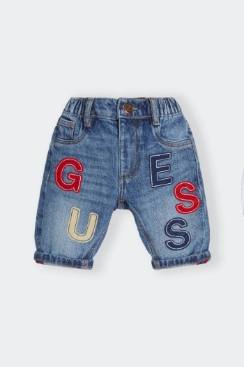 FASHION JEANS WITH EMBROIDERY KIDS GUESS