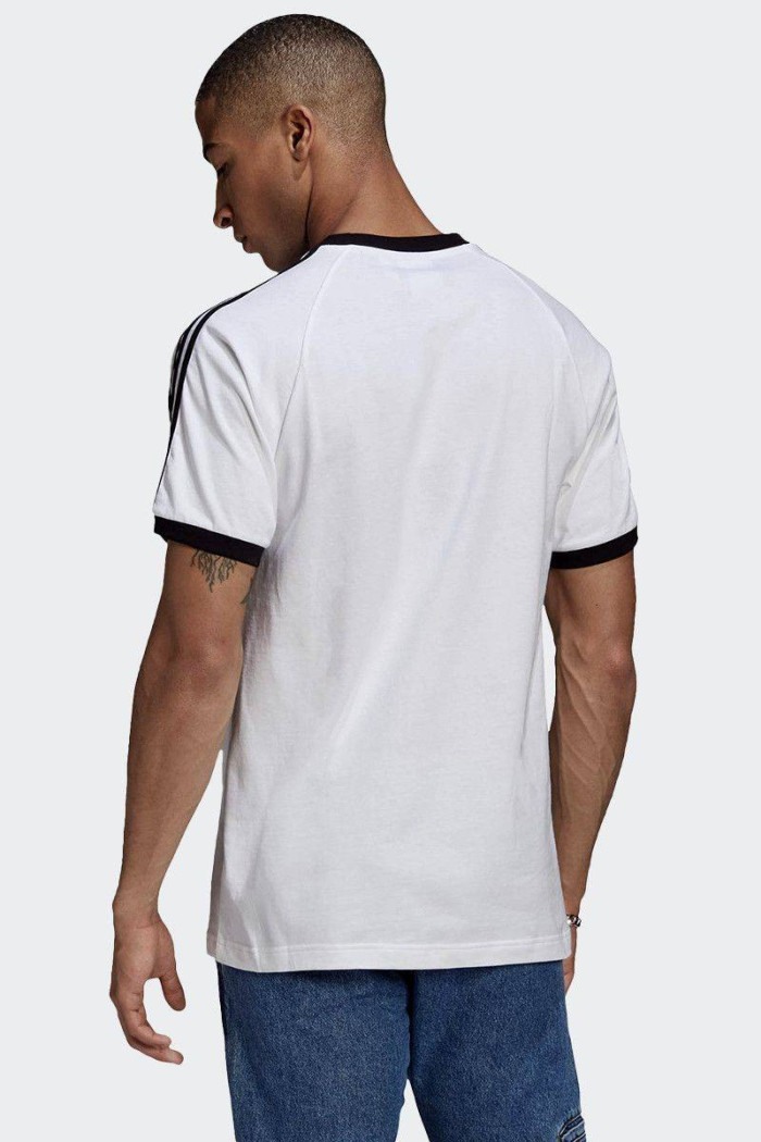 Adidas BLACK AND WHITE 3-STRIPES T-SHIRT