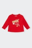 Guess RED LONG-SLEEVED T-SHIRT BABY