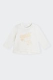 Guess WHITE LONG-SLEEVED T-SHIRT BABY