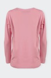 PINK LONG SLEEVE T-SHIRT WITH POCKET REFRIGIWEAR 