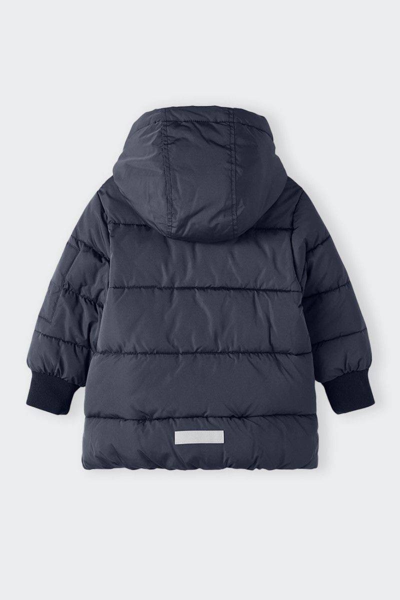 BLUE DOWN JACKET WITH HOOD KIDS NAME IT 