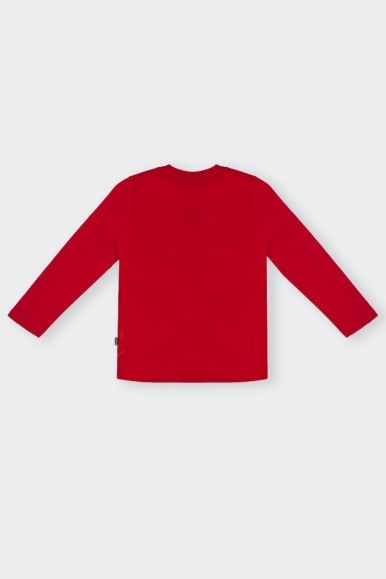 RED T-SHIRT WITH LONG SLEEVES REFRIGIWEAR