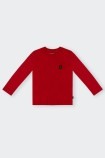 RED T-SHIRT WITH LONG SLEEVES KIDS REFRIGIWEAR 