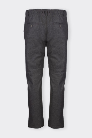 MAN GREY TROUSERS WITH ADJUSTABLE WAIST ROMEO GIGLI
