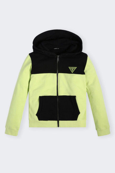 Guess GREEN ACTIVE LOGO HOODIE