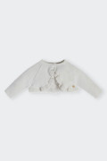 Guess NEWBORN BABY WHITE TULLE CARDIGAN CEREMONY