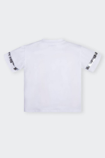 FOREVER WHITE T-SHIRT WITH SEQUINS GUESS 