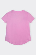 Guess PINK T-SHIRT WITH GIRLS LOGO