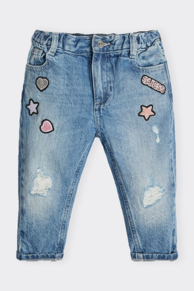 FASHION JEANS EMBROIDERED GUESS 