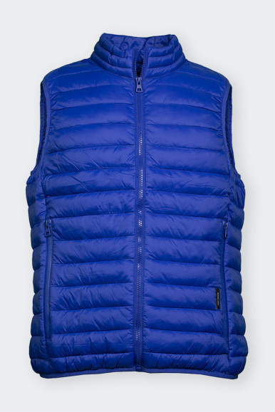 bluette Sleeveless down jacket for men windproof and rain. Features comfortable front pockets with zip closure and internal pock