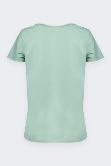 GREEN T-SHIRT WITH POCKET BY REFRIGIWEAR