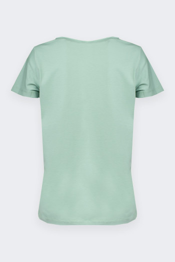 GREEN T-SHIRT WITH POCKET BY REFRIGIWEAR 