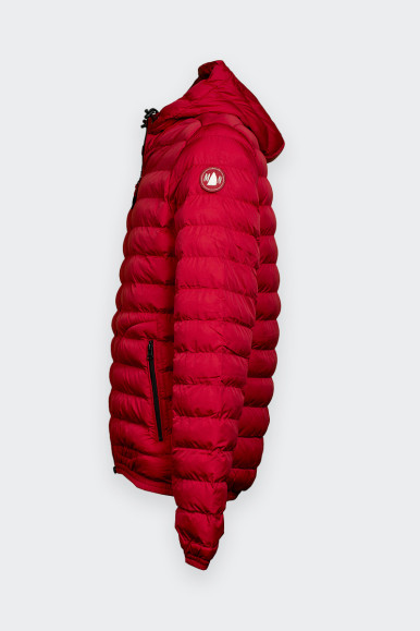 RED DOWN JACKET WITH HOOD MURPHY & NYE 