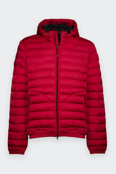 RED DOWN JACKET WITH HOOD MURPHY & NYE 